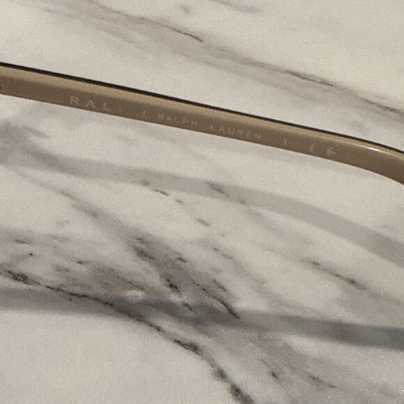 RALPH RA5203 1090/13 Cat Eye Black Gold Polarized Brown Women READ - Picture 6 of 9